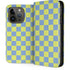 Neon Checkered iPhone 15 Pro Folio Case